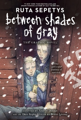 Paperback of Between Shades of Gray: The Graphic Novel by Philomel Books, featuring the book cover with title and artwork.