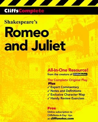 CliffsComplete Shakespeare's Romeo and Juliet Paperback Houghton Mifflin