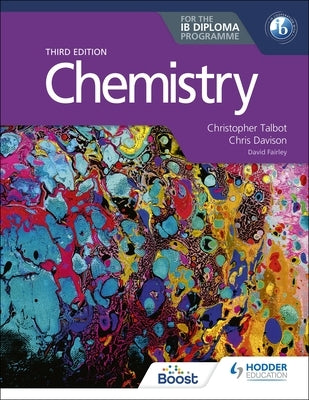 Chemistry for the Ib Diploma Third Edition Paperback Hodder Education