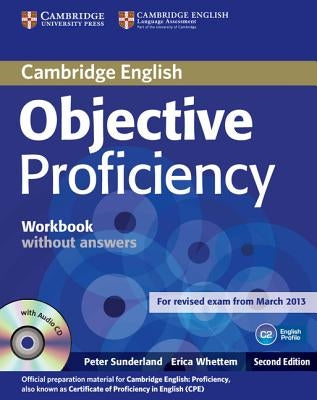 Cambridge University Press Objective Proficiency Workbook without answers with audio CD, paperback English language practice book