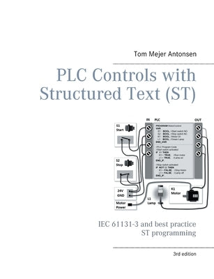 PLC Controls with Structured Text (ST), V3 Monochrome: IEC 61131-3 and best practice ST programming Paperback Books on Demand