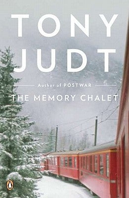 Paperback of The Memory Chalet by Penguin Books, featuring a cover with a scenic landscape illustration.