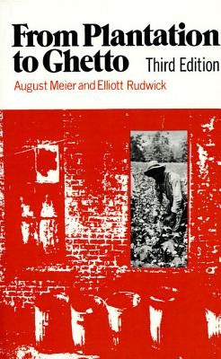 From Plantation to Ghetto Paperback Hill & Wang