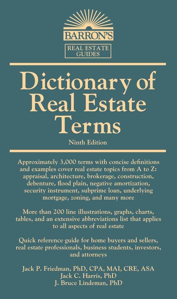 Dictionary Of Real Estate Terms - SureShot Books Publishing LLC