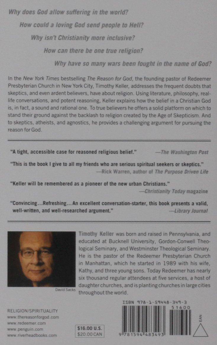 The Reason for God: Belief in an Age of Skepticism Religion | Spirituality Keller, Timothy