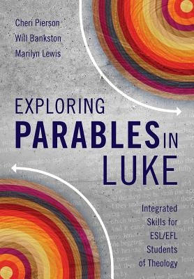 Paperback book titled "Exploring Parables in Luke" by Langham Global Library, showing the front cover with biblical illustrations.