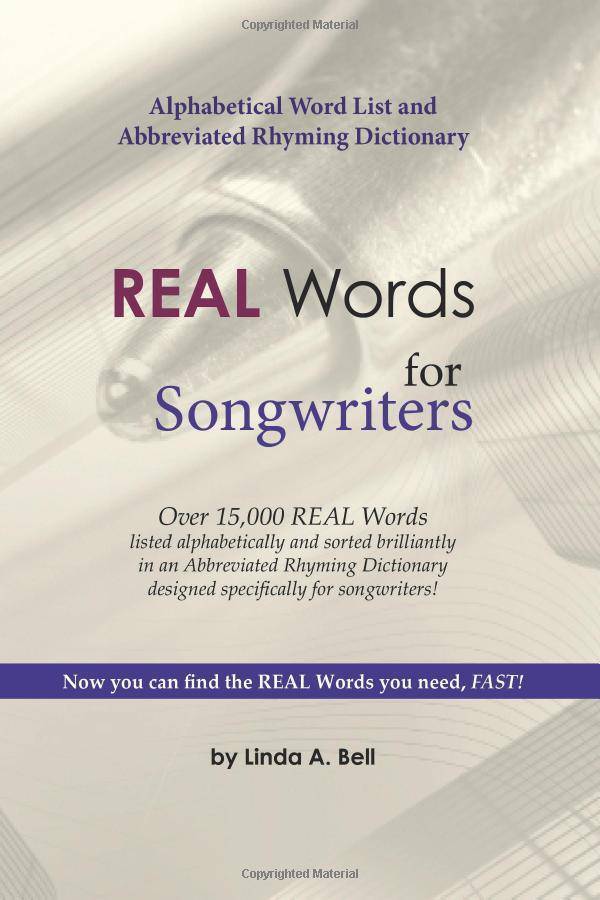 REAL Words for Songwriters - SureShot Books Publishing LLC