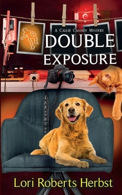 Paperback "Double Exposure" by Lori Roberts Herbst with a cover featuring layered photographic images, artistic and intriguing design.