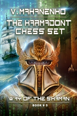 Paperback of The Karmadont Chess Set book from Magic Dome Books, featuring a colorful cover with chess and shamanic imagery.
