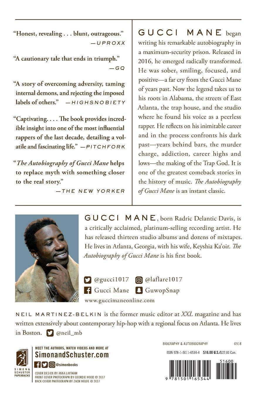 The Autobiography of Gucci Mane Biography & Autobiography | Personal Memoirs Mane, Gucci