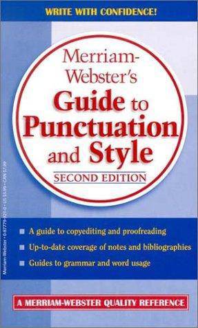 Merriam-Webster's Guide to Punctuation and Style - Second Edition - SureShot Books Publishing LLC