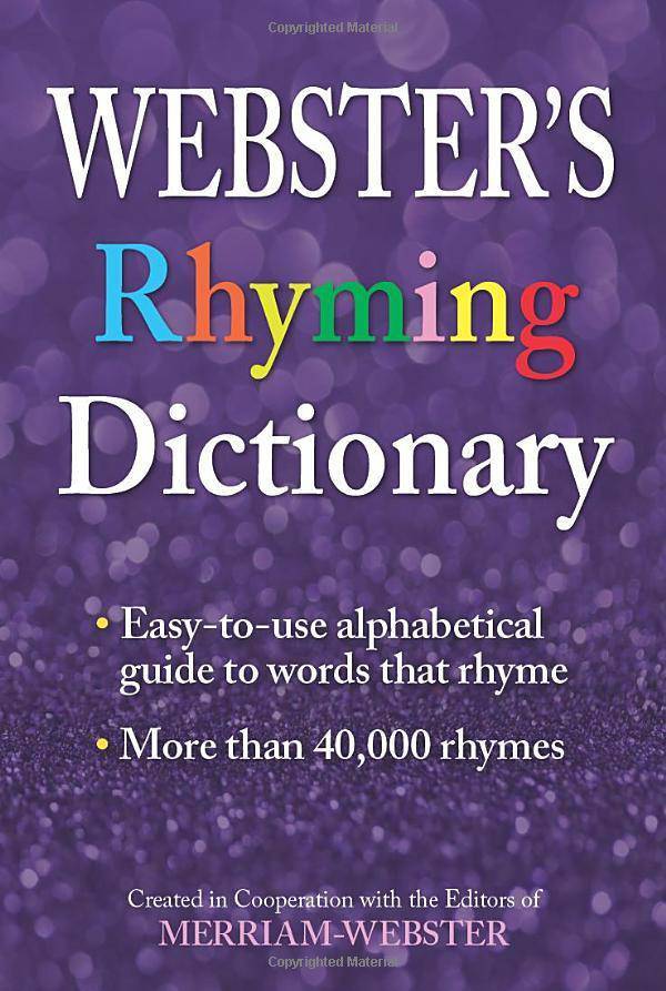 Webster's Rhyming Dictionary - SureShot Books Publishing LLC