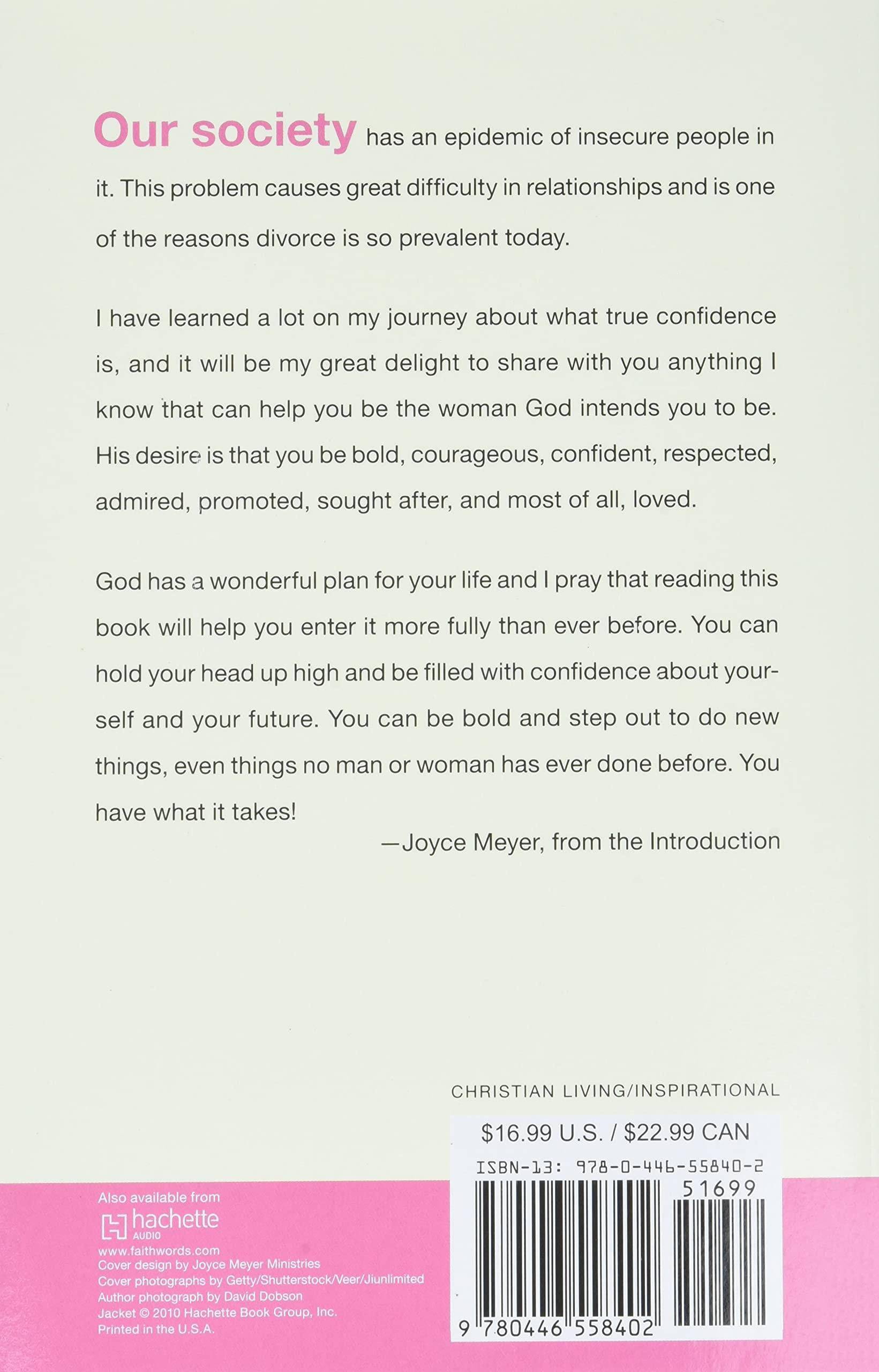 The Confident Woman: Start Today Living Boldly and Without Fear Religion | Christian Living | Women's Interests Meyer, Joyce