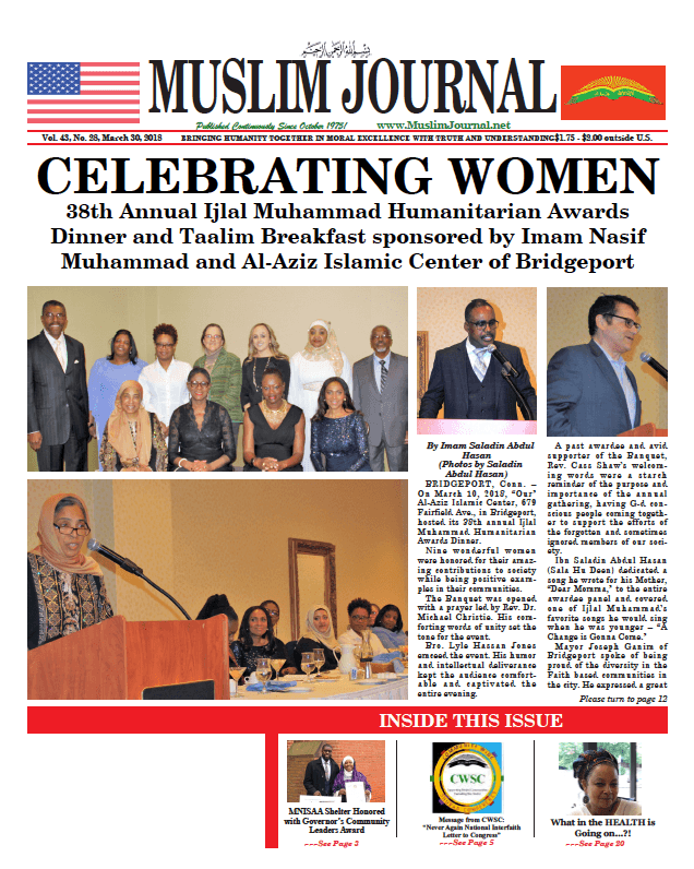 Muslim Journal Newspaper 12 Months MJ Newspaper