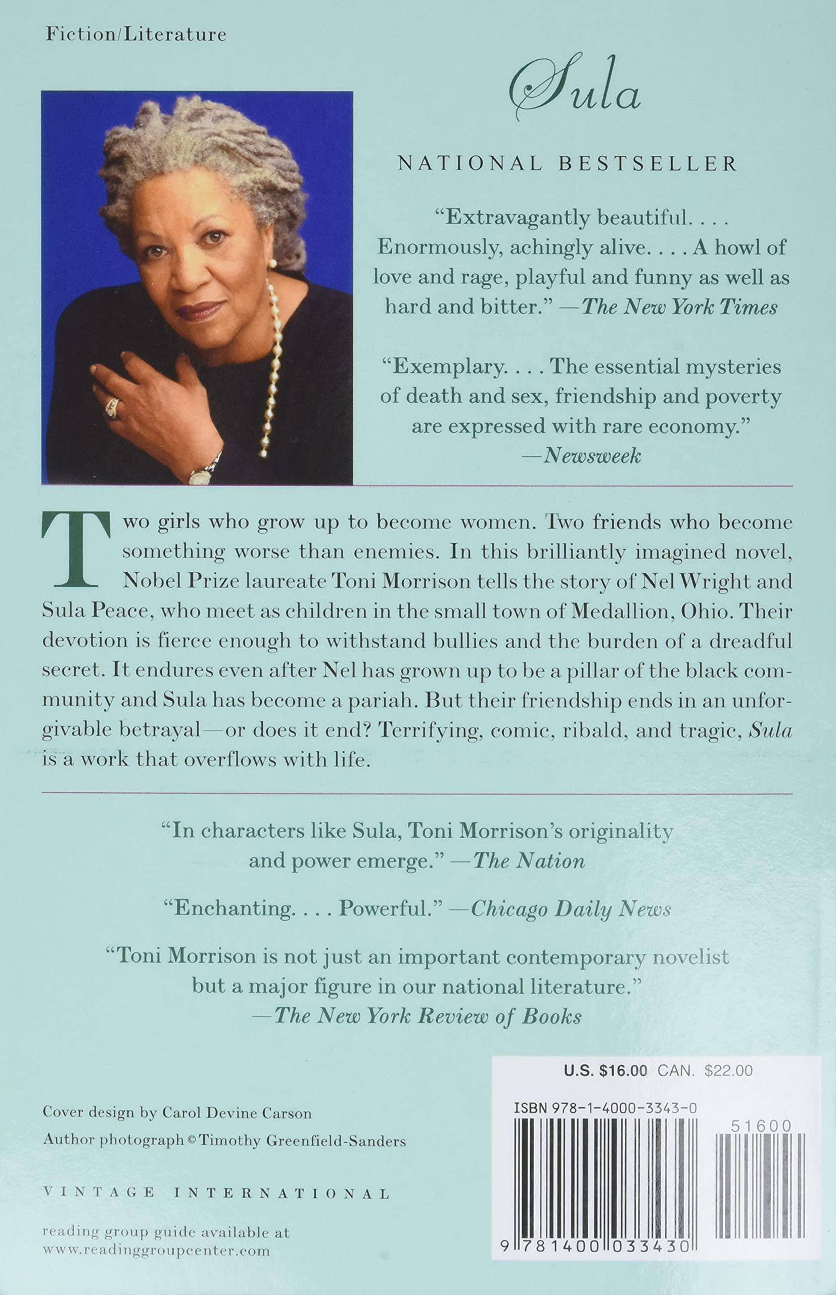 Sula Fiction | African American & Black | Women Morrison, Toni