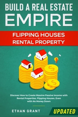 Paperback book titled "Build A Real Estate Empire" by Native Publisher, about flipping houses and rental property strategies.