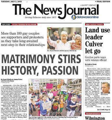 The News Journal Delaware Sunday Only Delivery For 8 Weeks - SureShot Books Publishing LLC