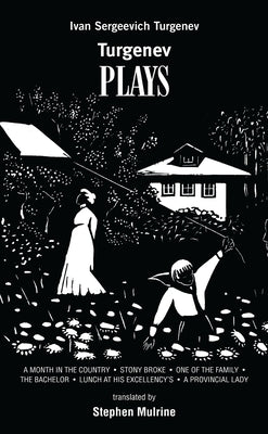 Paperback of Turgenev Plays by Oberon Books, showing the book cover with the title and author name.