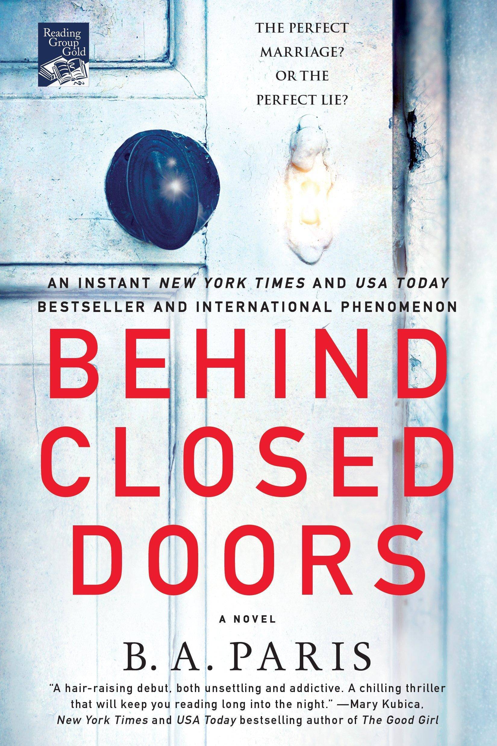 Behind Closed Doors Fiction | Thrillers | Suspense Paris, B A