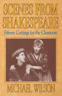 Paperback of "Scenes from Shakespeare" by Pioneer Drama Service, featuring classic scenes from William Shakespeare's plays.