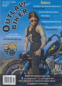 Outlaw Biker Magazine Issue #233 Single Issue Magazines Outlaw Biker