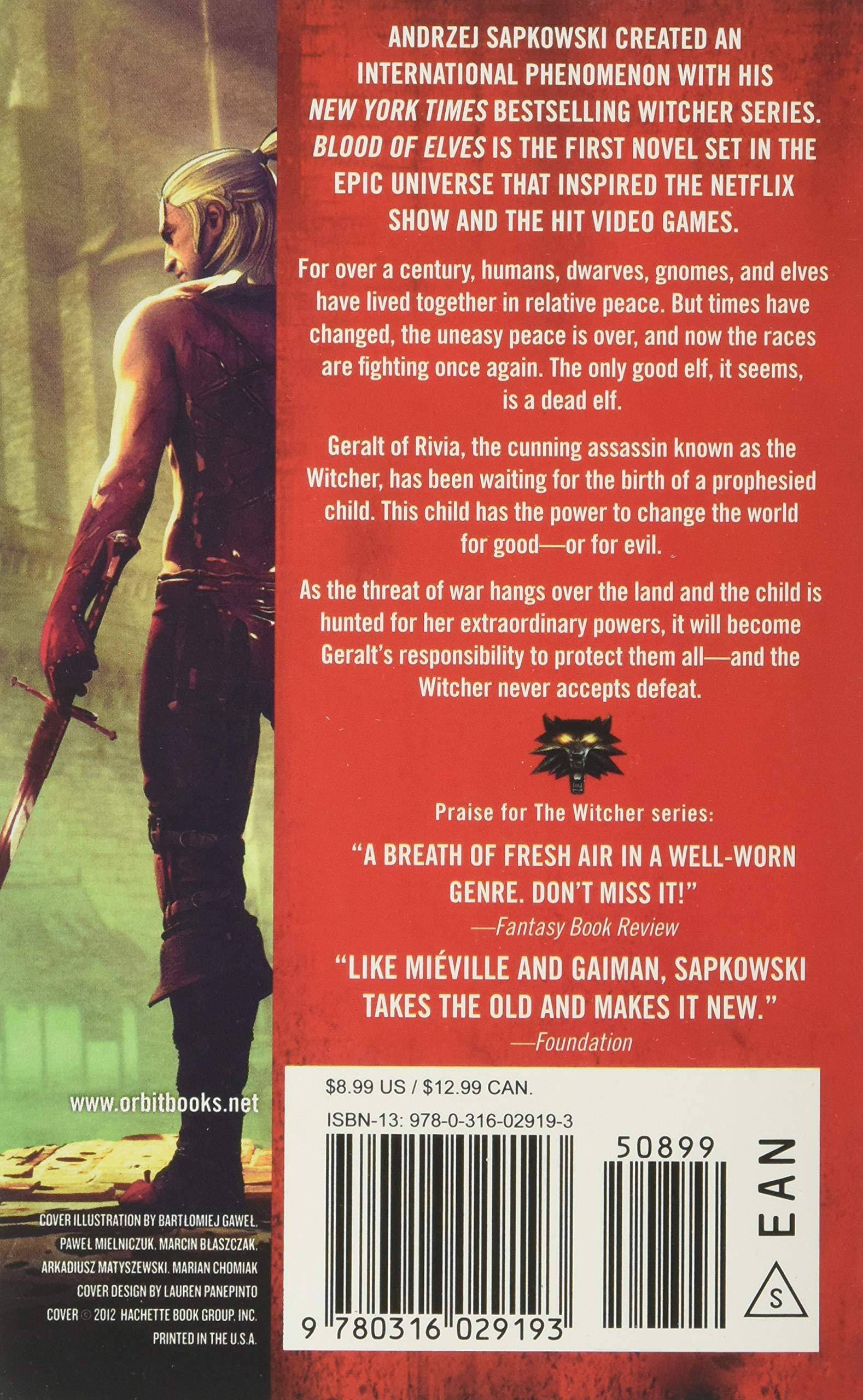 Blood of Elves Fiction | Fantasy | Epic Sapkowski, Andrzej