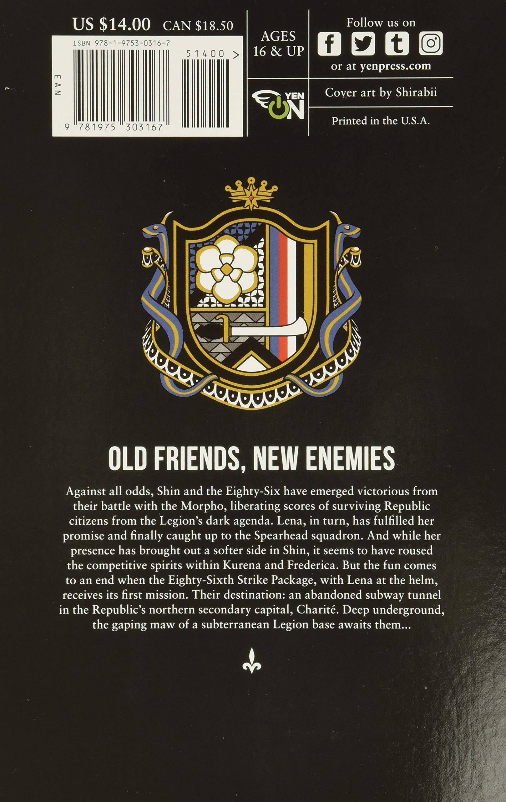 86--Eighty-Six, Vol. 4 (Light Novel): Under Pressure Young Adult Fiction | Light Novel (Ranobe) Shirabi