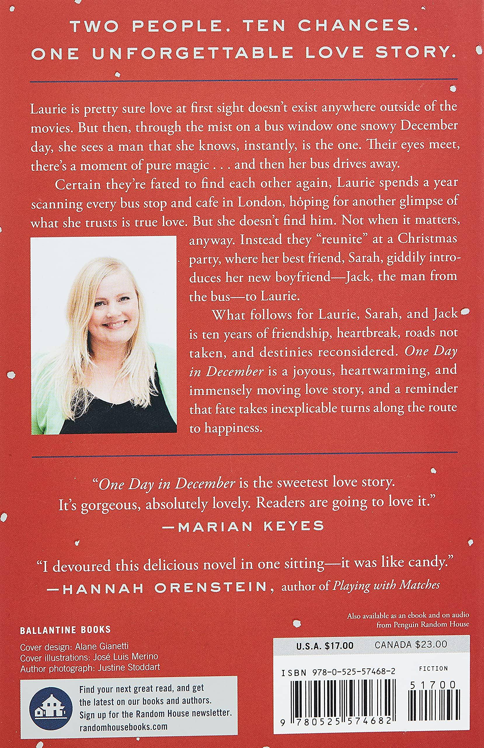 One Day in December Fiction | Romance | Contemporary Silver, Josie