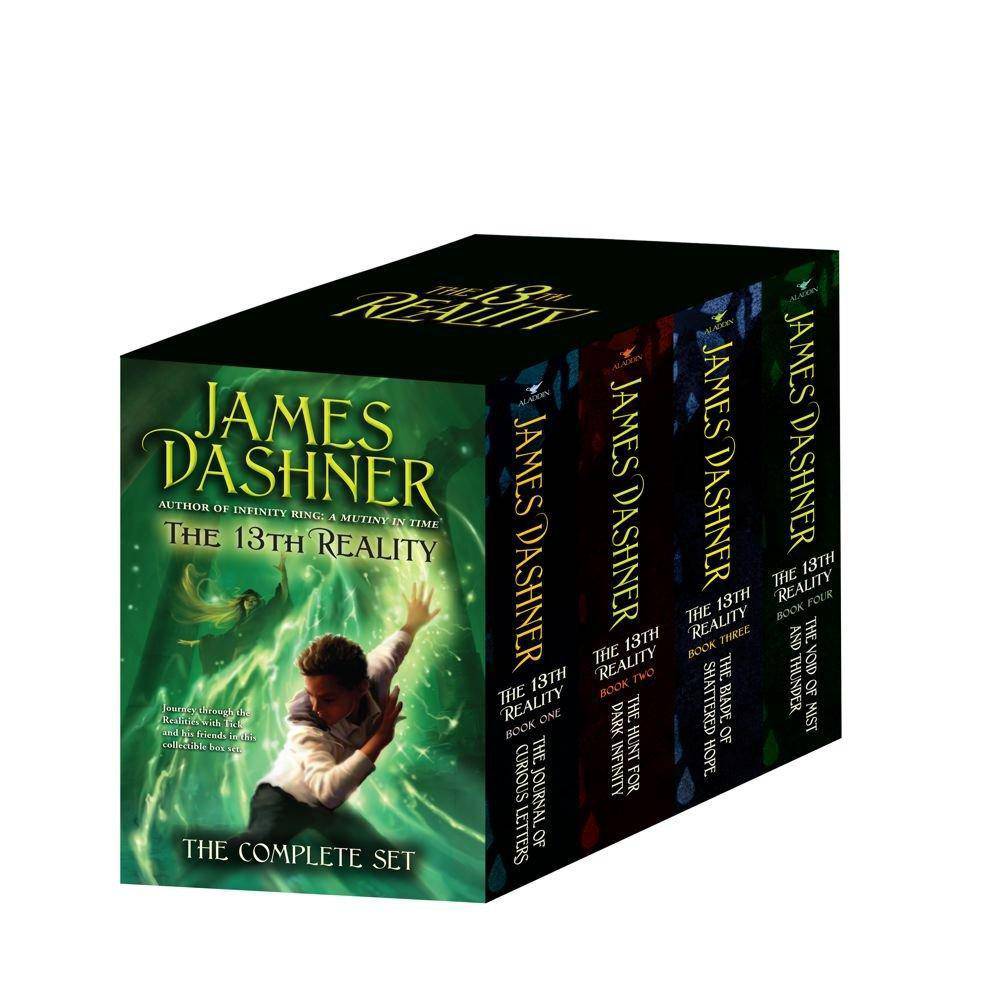 The 13th Reality Boxed Set: The Journal of Curious Letters/The Hunt for Dark Infinity/The Blade of Shattered Hope/The Void of Mist and Thunder Fiction James Dashner