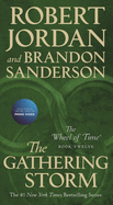 Image of "The Gathering Storm" book, the twelfth novel in the Wheel of Time series by Sureshot Books, showing the cover art.