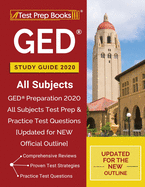 GED Study Guide 2020 All Subjects by sureshotbooks.com, featuring test prep questions and practice tests for comprehensive GED preparation.