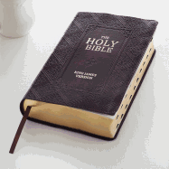 KJV Giant Print Lux-Leather Pattern Dark Brown sureshotbooks.com