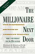 Cover image of "The Millionaire Next Door" book by sureshotbooks.com, featuring the title and author on a blue background.