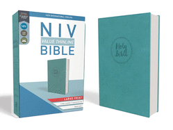 NIV, Value Thinline Bible, Large Print, Imitation Leather, Blue sureshotbooks.com