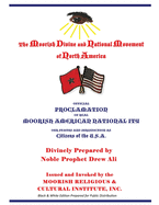 Official Proclamation of Real Moorish American Nationality: Black and White Edition Prepared for Public Distribution sureshotbooks.com