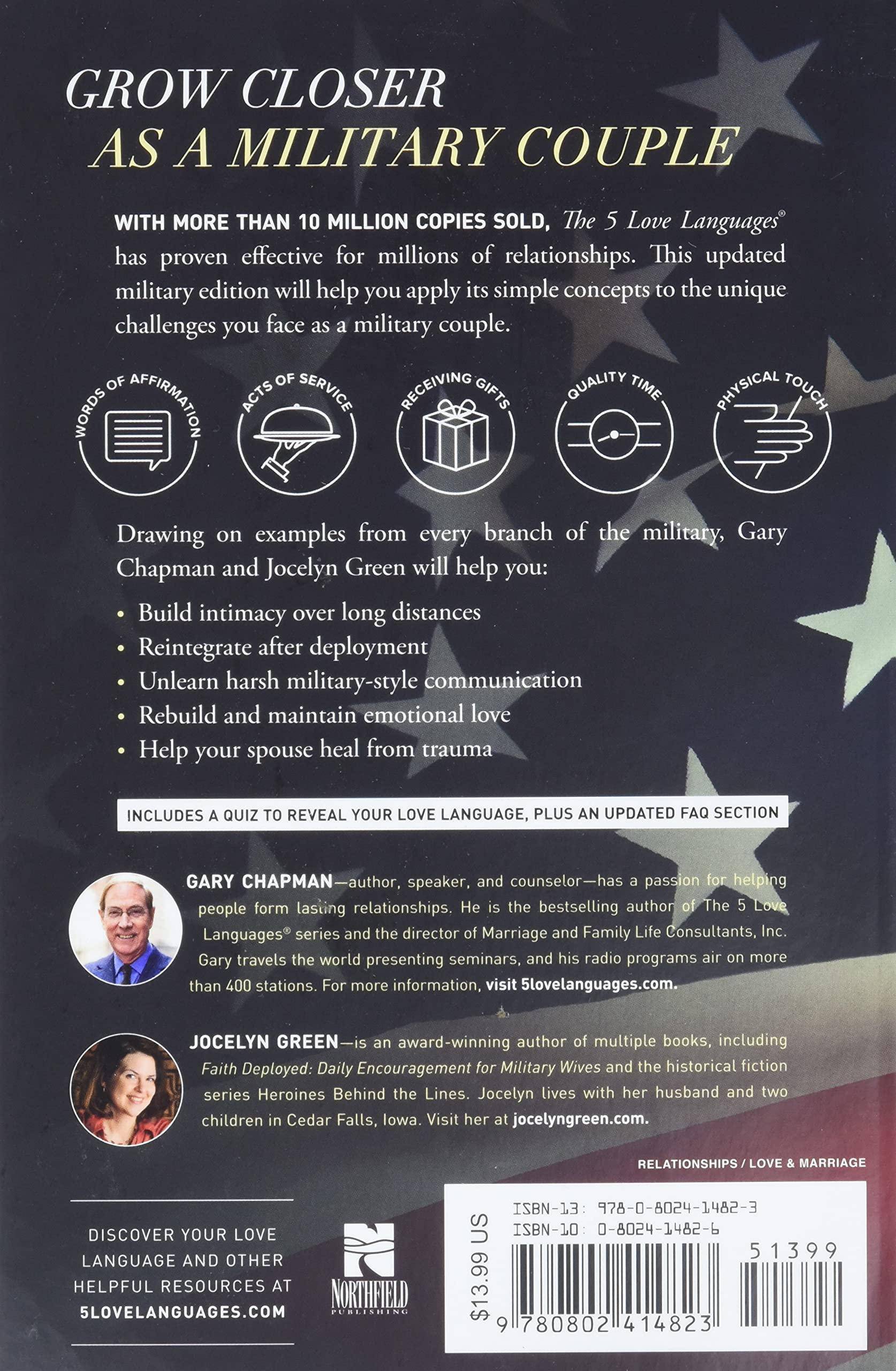 The 5 Love Languages Military Edition: The Secret to Love That Lasts Romance Gary Chapman | Jocelyn Green