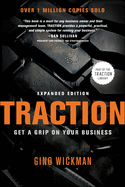 Book cover for "Traction: Get a Grip on Your Business" by Sureshotbooks.com, featuring bold title text and business-themed design.