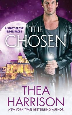 Paperback copy of "The Chosen: A Novella of the Elder Races" by Teddy Harrison LLC, featuring a cover illustration.