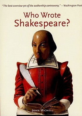 Paperback of "Who Wrote Shakespeare?" by Thames & Hudson, featuring the book cover with text and a subtle background design.