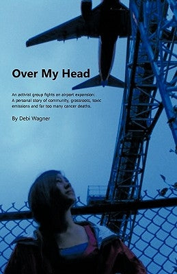 Paperback titled "Over My Head" by Trafford Publishing, showing the book cover with title and author details.