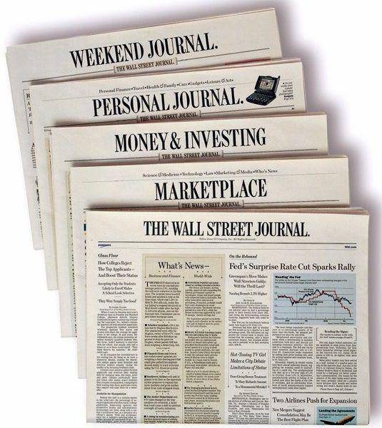 The Wall Street Journal 1 Month WallStreet Jour 12 Weeks