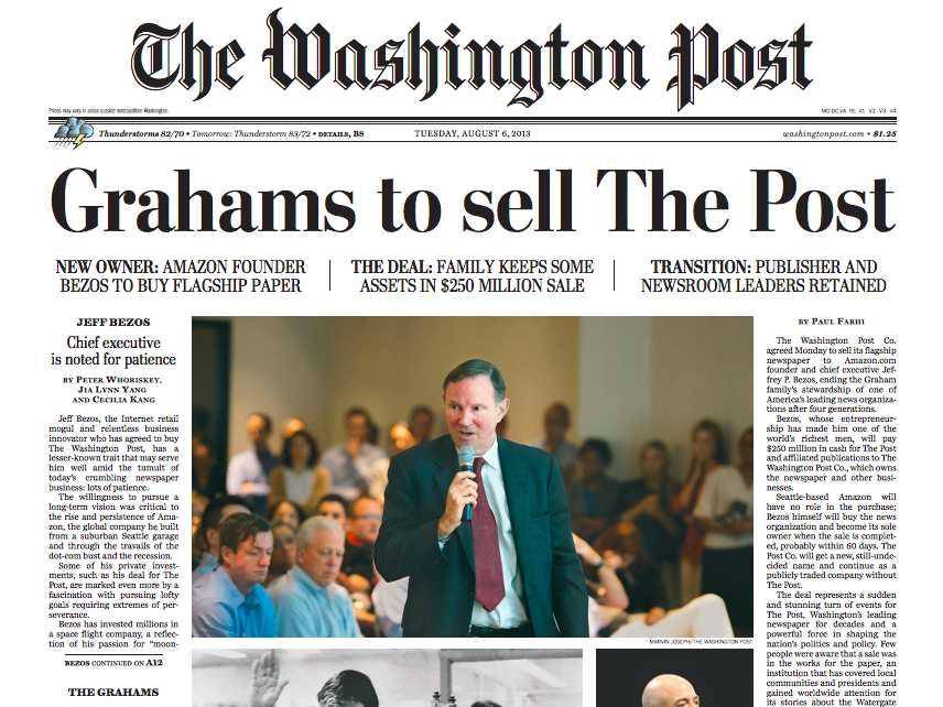 Washington Post Sunday Only Delivery For 8 Weeks Washington Post