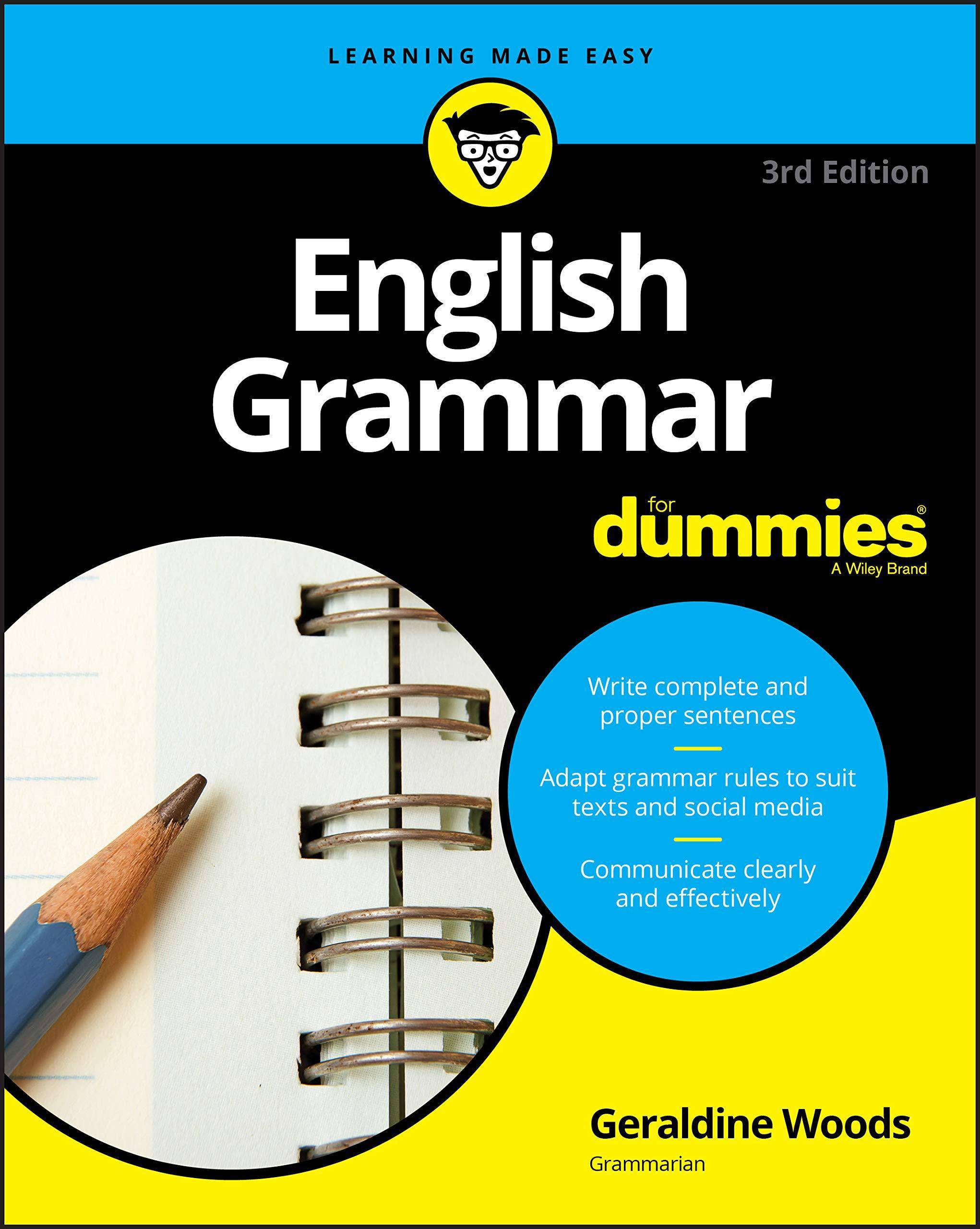 English Grammar for Dummies Foreign Language Study | English as a Second Language Woods, Geraldine