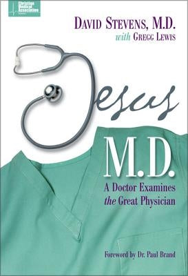 Cover image of the paperback book "Jesus, M.D.: A Doctor Examines the Great Physician" by Zondervan, featuring religious artwork.