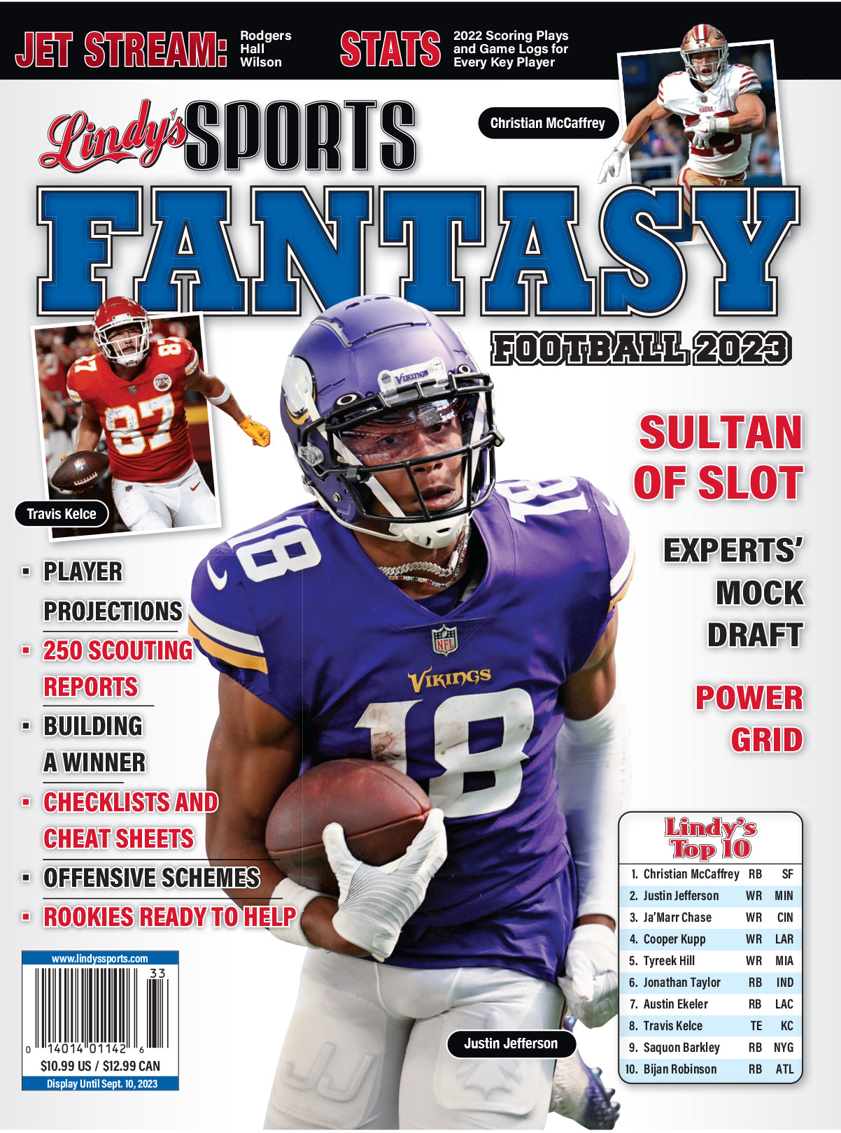 Lindy's Fantasy Football 2023 - SureShot Books Publishing LLC