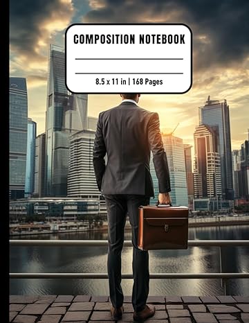 Business Man Composition Notebook For Inmates: Blank Sketch Book For Men And Women In Jail, Colorful Unrulled Black Journal For Journaling Note Taking, 8,5x11, 168 Pages, Gift For Business Lovers - SureShot Books Publishing LLC