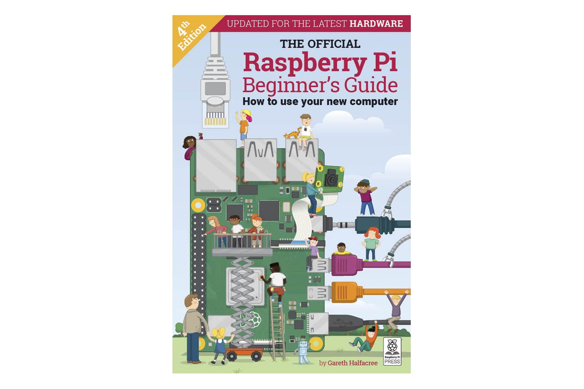 The Official Raspberry Pi Beginner's Guide book cover by SureShot Books Publishing LLC