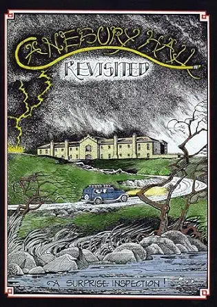 Cover of Canebury Hall Revisited book by SureShot Books Publishing LLC, featuring a detailed illustration of a historic building.