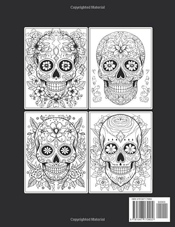 Skulls Coloring Book For Inmates: 70 Coloring Pages For Adults With Beautiful Stress Relieving Designs for Relaxation, Mindfulness, Gift For Men Women In Jail And Skulls Lovers - SureShot Books Publishing LLC