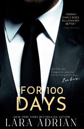 Cover of "For 100 Days" book by SureShot Books Publishing LLC, featuring a minimalist design with bold typography.
